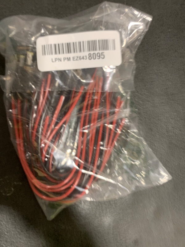 Photo 1 of (Real 18AWG) 10 Pairs 12V 5A DC Power Pigtail Barrel Plug Connector Cable, 2.1mm x 5.5mm Male Female DC Pigtail Connectors for CCTV Security Camera and 12V Power Supply Adapter by MILAPEAK