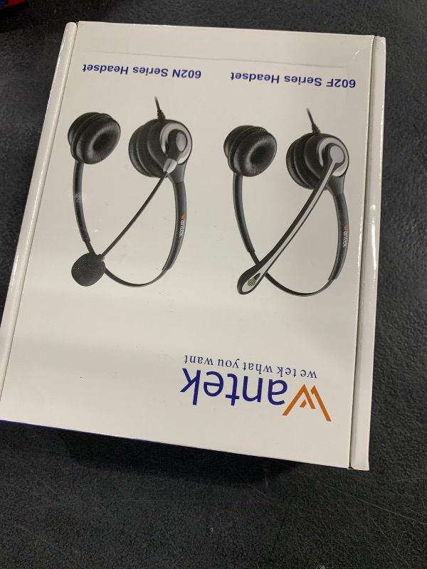 Photo 1 of Wantek Corded Telephone Headset Mono w/Noise Canceling Mic for Avaya Aastra Allworx Adtran Alcatel Lucent AltiGen Comdial Digium Gigaset InterTel Mitel Plantronics MiVoice Landline Deskphones(F600S1)