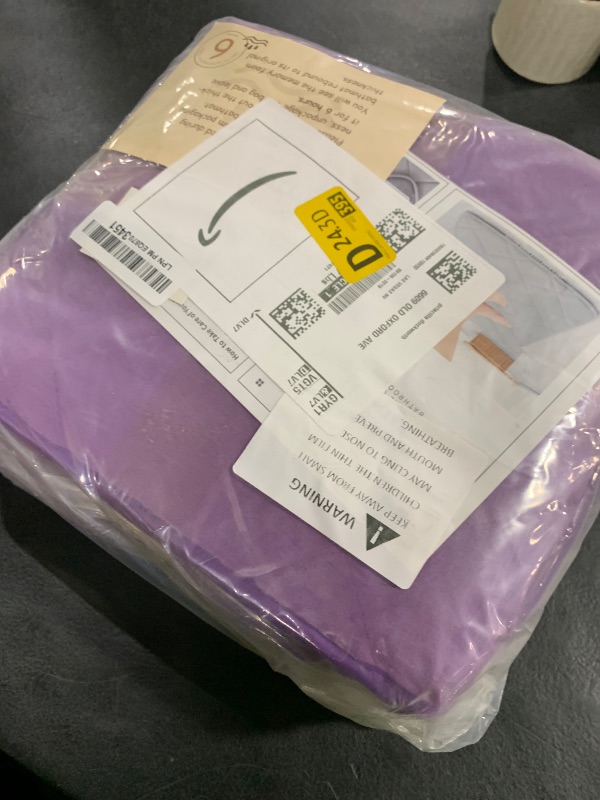Photo 1 of YIHOUSE Purple Bathroom Rug Set 5 Piece, Soft Non Slip Memory Foam Bathroom Rugs, Machine Wash Bathroom Mat, Water Absorbent Bath Rug Set for Tub, Toilet and Floor (Purple)