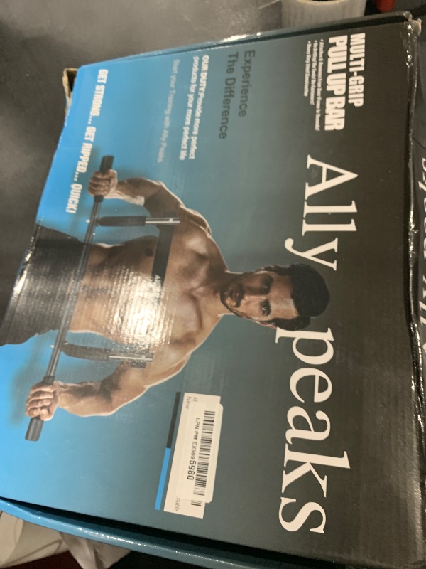 Photo 1 of Ally Peaks Pull Up Bar for Doorway | Thickened Steel Max Limit 440 lbs Upper Body Workout| Multi-Grip Strength| Indoor Chin-Up Bar Fitness Trainer for Home Gym Portable