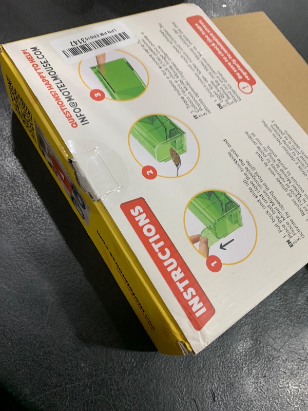 Photo 1 of Motel Mouse Humane Mouse Traps No Kill Live Catch and Release 4 Pack - Reusable, Easy to Use & Clean, No Touch Release, Sensitive Includes Cleaning Brush, Instruction Manual & Video - Mousetrap Indoor