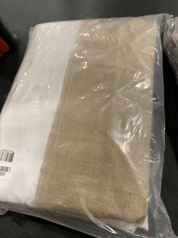 Photo 1 of Greenland Home Burlap Bed Skirt, Natural, King