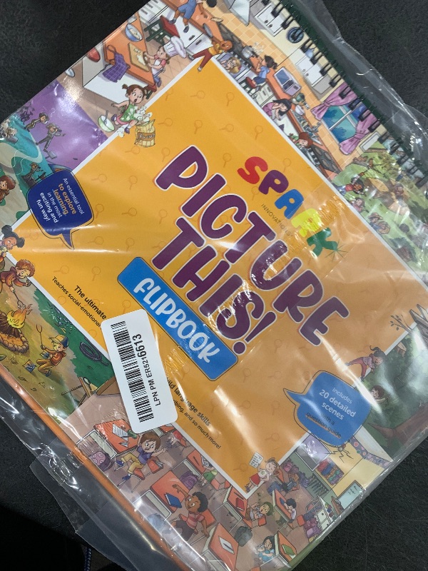 Photo 1 of Picture Book and Emotion Cards, Picture Story Cards, Social Emotional Learning Activities, Autism Homeschooling, Educational Busy Book, Speech Therapy Materials (WH Question Flipbook)