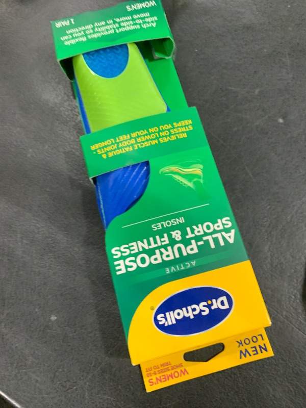 Photo 1 of Dr. Scholl’s Sport Insoles - Superior Shock Absorption and Arch Support to Reduce Muscle Fatigue and Stress on Lower Body Joints for Women Size 6-10