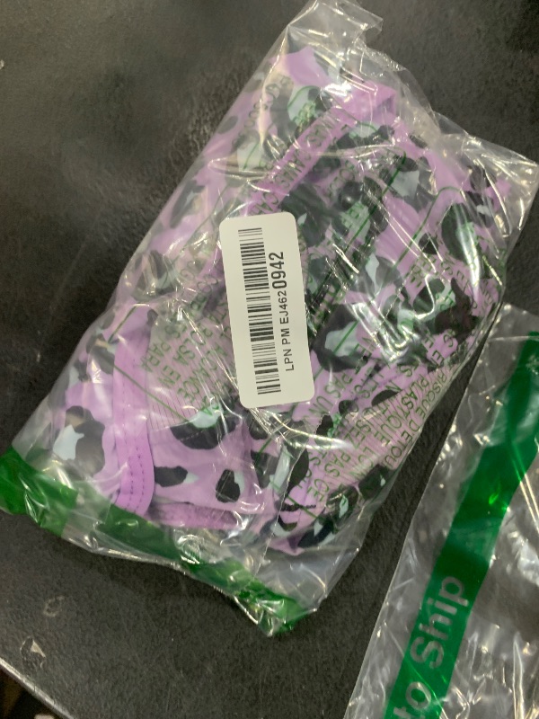 Photo 1 of FUAMEY Recovery Suit for Dogs After Surgery,Soft Breathable Dog Bodysuit E-Collar & Cone Alternative Surgical Suit,Male Female Dog Neuter Spay Suits Anti Licking Wounds Onesie Purple Leopard L