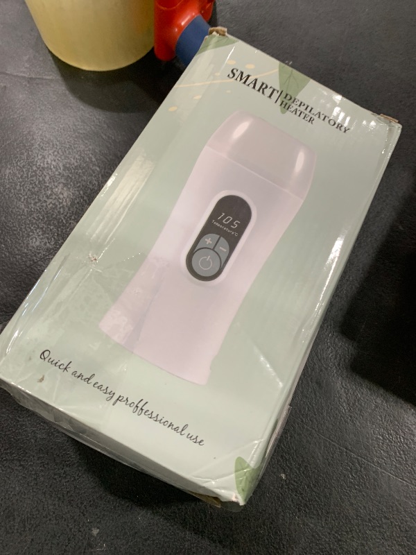 Photo 1 of Digital Honey Wax Kit for Women's Hair Removal - Roll On Warmer with 2 Cartridges and 100 Wax Strips