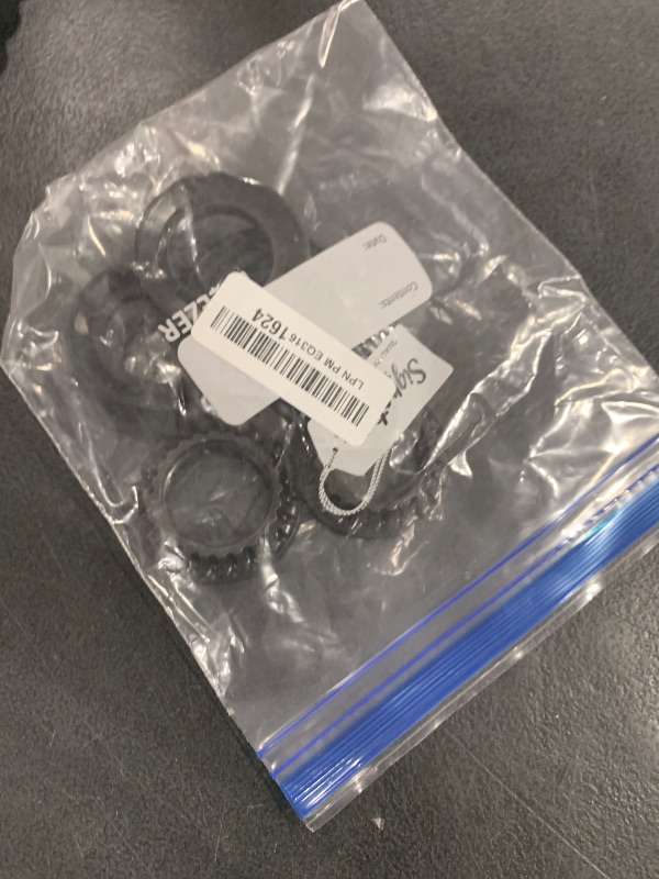 Photo 1 of 6pcs Light Socket Shade Rings, 1-3/8 Inches Thread Diameter Lamp Shade Retaining Ring Plastic Lamp Shade Screw Collar Rings Threaded Lamp Shade Ring for E26 Sockets Rings for Light Fixtures