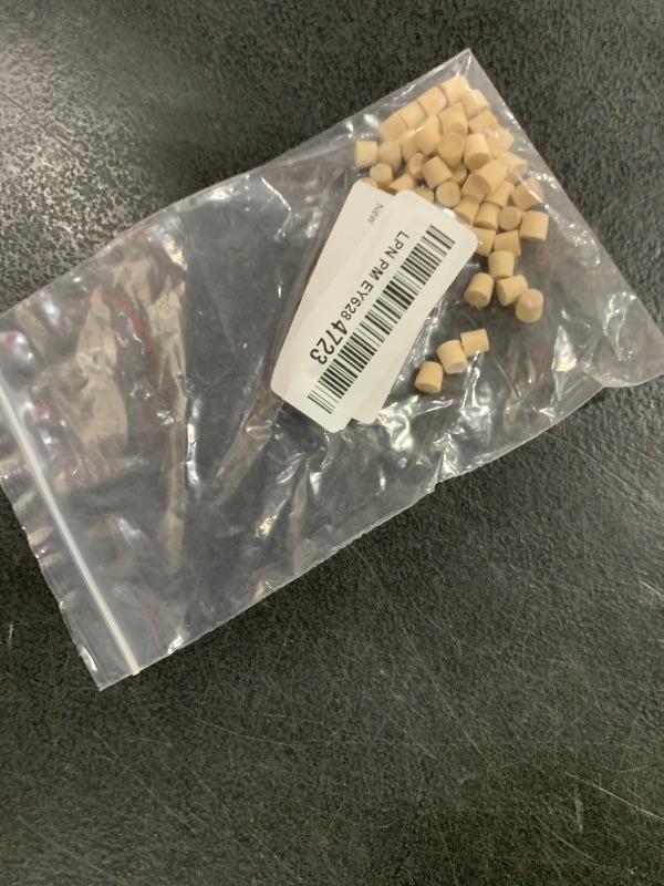 Photo 1 of UNIQANTIQ HARDWARE SUPPLY Birch Flat Head Screw Hole Plugs | 1/4" Diameter | Pack of 50 | UA-077-BW