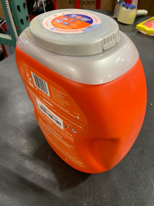 Photo 1 of Tide Ultra OXI Power PODS with Odor Eliminators Laundry Detergent Pacs, HE Compatible, Works on Visible and Invisible Dirt, 45 Count Pacs