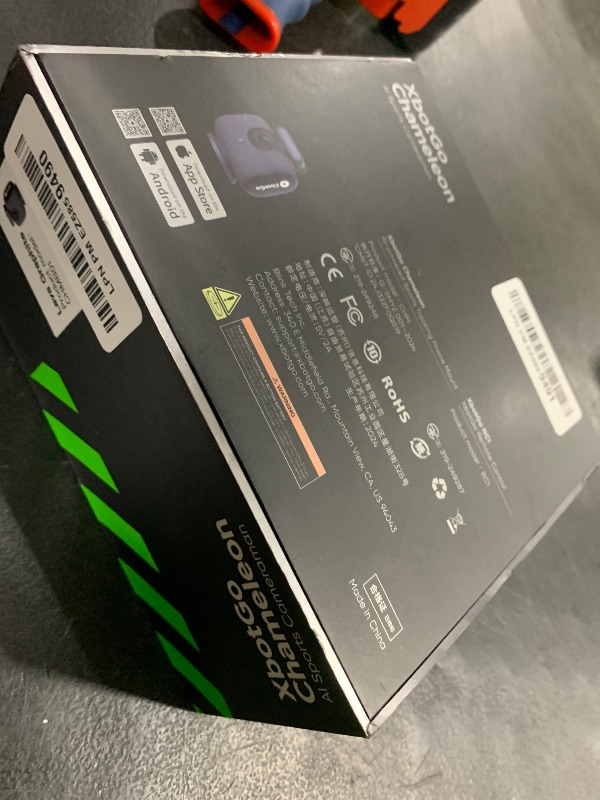 Photo 1 of XbotGo Chameleon AI Auto Sports Action Camera - 4K 60FPS Soccer Camera and Basketball Tracking Camera for Team Sports, Live Streaming, No Subscription, Works with iOS & Android (Lava Graphite)