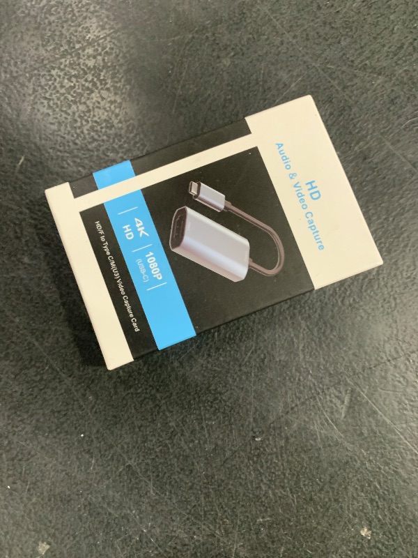 Photo 1 of Guermok Video Capture Card, 4K USB3.0 HDMI to USB C Capture Card for Streaming, 1080P 60FPS, Compatible with iPad Mac OS Windows, Quest 3, OBS, PS5/4, Switch2/1, Xbox, Camera (Silver)