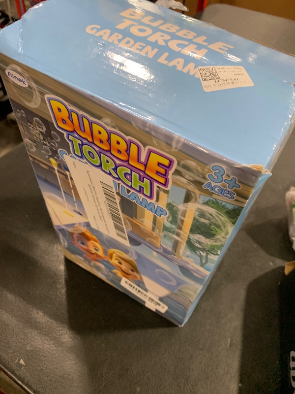 Photo 1 of Tiki Torch Bubble Machine Maker Stand, Adjustable Height Magical Bubble Torch Garden Lamp Rechargeable Automatic Endless Bubble Fun for All
