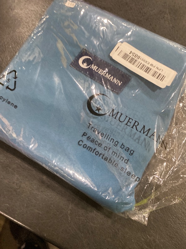 Photo 1 of Sleeping Bag Liner Camping Travel Home Bed Sheet Lightweight Breathable Hotel Compact Sacks