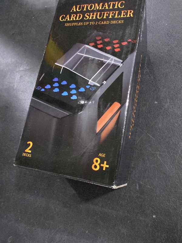 Photo 1 of Nileole Quiet & Rechargeable 2 Decks Card Shuffler, Automatic 2000 mAh Quiet Electric Shuffler, Playing Cards, Texas Hold'em, Poker, Home Card Games, Blackjack