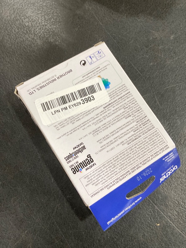 Photo 1 of Brother Genuine Standard Yield Black Ink Cartridge, LC101BK, Replacement Black Ink, Page Yield Upto 300 Pages, LC101