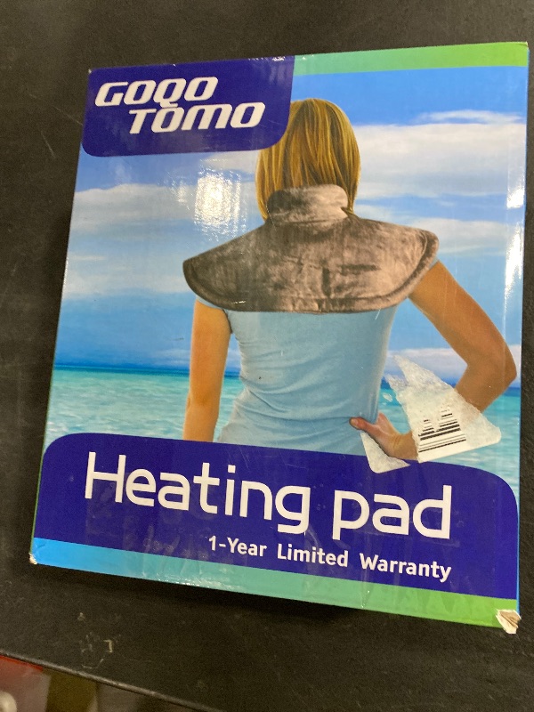 Photo 1 of Heating Pad for/Shoulders/Neck/Back/Waist/AbdomenPain and Wrap Cramps Relief - Moist and Dry Heat Therapy with Auto-Off Electric Hot Heated Pad by GOQOTOMO-20 x25“ HW-PJ