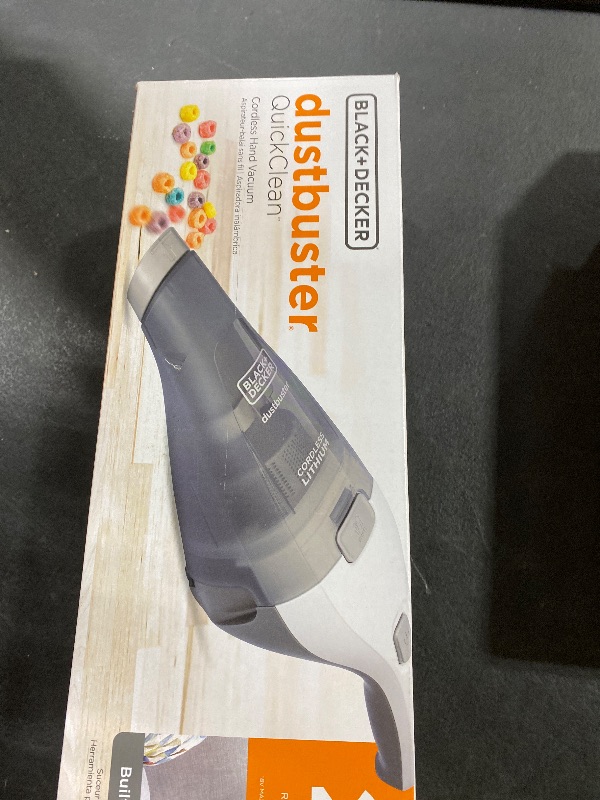 Photo 1 of BLACK+DECKER dustbuster QuickClean Cordless Handheld Vacuum, Car Vacuum Portable (HNVC215B10)