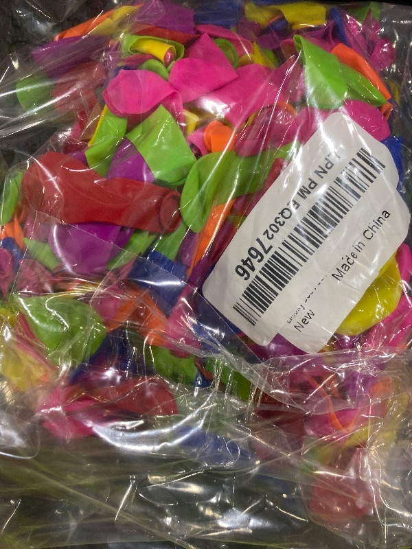 Photo 1 of Elitoky 500 Pack Water Balloons with Quick Refill Kits, Eco-Friendly Latex Water Bomb Balloons for Kids and Adults Water Fight Games - Swimming Pool Outdoor Party Summer Splash Fun