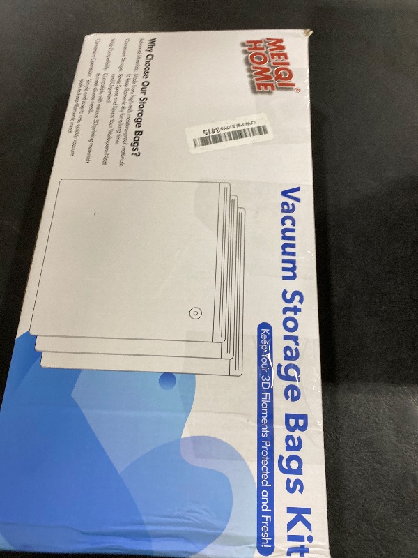 Photo 1 of Filament Storage Bags 50PCS, 3D Filament Vacuum Bags Kit (12.6"x13.4") with 50 Desiccants, 5 Sealing Clips for 3D Printer Filament Storage for Filament Dryer Box