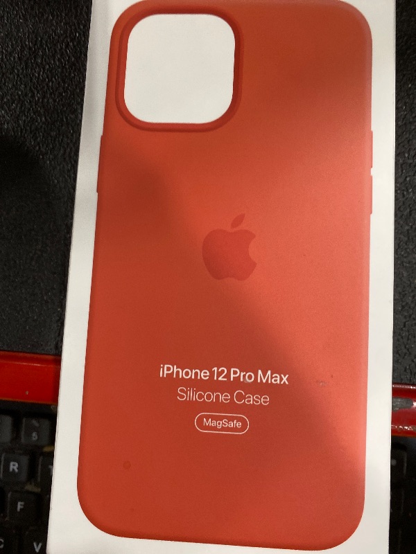 Photo 1 of Apple iPhone 12 Pro Max Silicone Case with MagSafe - Pink Citrus