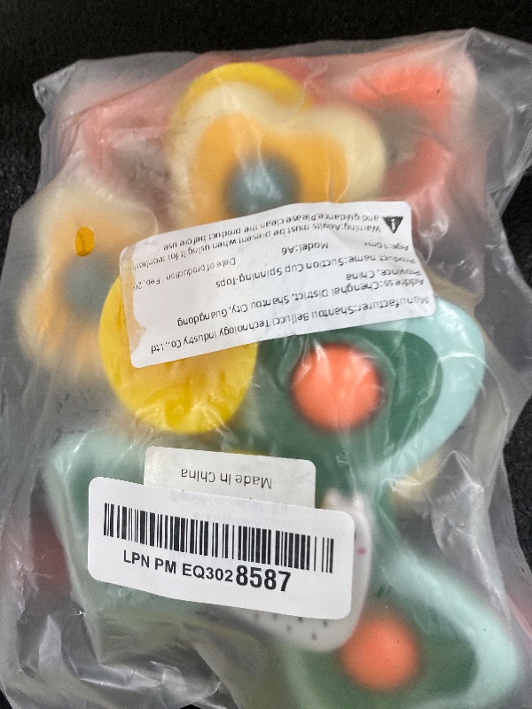 Photo 1 of Baby Suction Cup Spinning Tops Toy, Suction Spinner Toys for Babies, Window Suction Toys for Baby High Chair Tray Bath Table Airplane Travel, Sensory Toys & Best Gift for Toddlers 1-3(Group B)