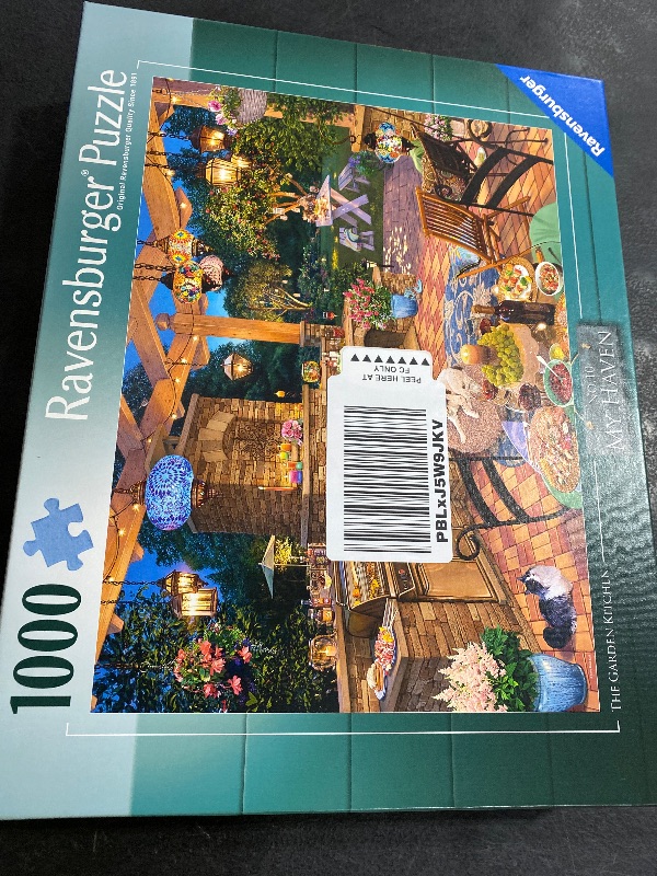 Photo 1 of Ravensburger - The Garden Kitchen - 1000 Piece Jigsaw Puzzle - Stunning, Vivid Colors - Perfect Patio, Backyard & BBQ Pit for Summer Parties - Puzzles for Adults