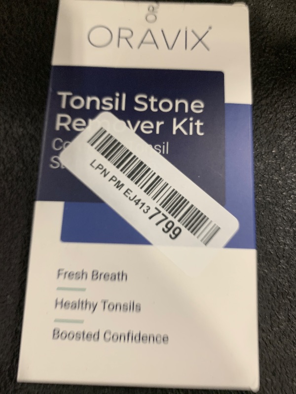 Photo 1 of ORAVIX Tonsil Stone Remover - Tonsil Stone Removal Kit - Tonsillolith Remover Tool - Tonsil Cleaner - Fight Bad Breath - Tonsil Stone Removal Tool - Oral Irrigator - Tongue Scraper - 7 Pieces