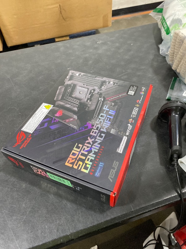 Photo 1 of Asus ROG Strix B550-F Gaming WiFi II AMD AM4 (3rd Gen Ryzen) ATX Motherboard (PCIe 4.0,WiFi 6E, 2.5Gb LAN, BIOS Flashback, HDMI 2.1, Addressable Gen 2 RGB Header and Aura Sync)