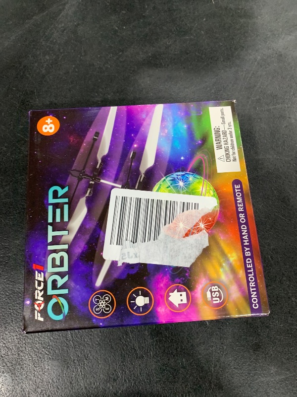 Photo 1 of Force1 Orbiter Flying Orb Ball Toy Hand Operated Spinner Drones for Kids - Mini UFO Drone Toys with Remote, Rechargeable LED Indoor Floating Hover Hand Controlled Orb Toys