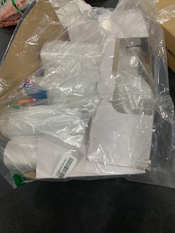 Photo 1 of TYPLASTICS 20-30 Gallon Clear Trash Can Liners - 30" x 37" - High Density Garbage Bags - Case of 500 - Multipurpose for Office, Outdoor, Recycling, Industrial and Commercial
