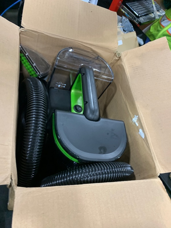 Photo 1 of BISSELL® Little Green® Max Pet Portable Carpet and Upholstery Deep Cleaner, Car/Auto Detailer, with Self-Cleaning Tough Stain Tool and Pet Hair Removal Tool (3860)
