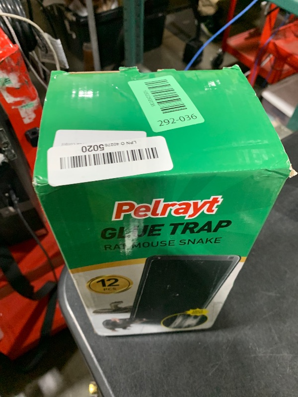 Photo 1 of Pelrayt Glue Mouse Traps Indoor for Home, Rat Trap-12 Pack, Large Heavy Duty Glue Traps for Safe Home Pest Control. Pre-Scented, Non-Toxic Sticky Boards for Mice, Rats & More. Easy To Use