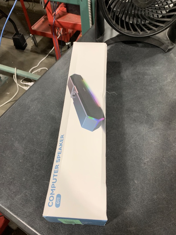 Photo 1 of LENRUE G11 Computer Speakers for Desktop, Touch Lights PC Speakers with Surge Clear Sound, USB C/USB Powered for Computer Desktop PC Laptop Monitor
