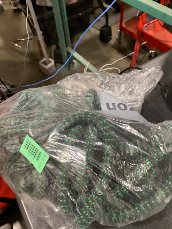 Photo 1 of 100 ft Expandable Garden Hose with 10 Spray Nozzle - 4 -Layer Latex Core - Heavy Duty Superior Strength 3750D - Expanding Water Hose - Extra Strong Brass Connectors/Storage Bag