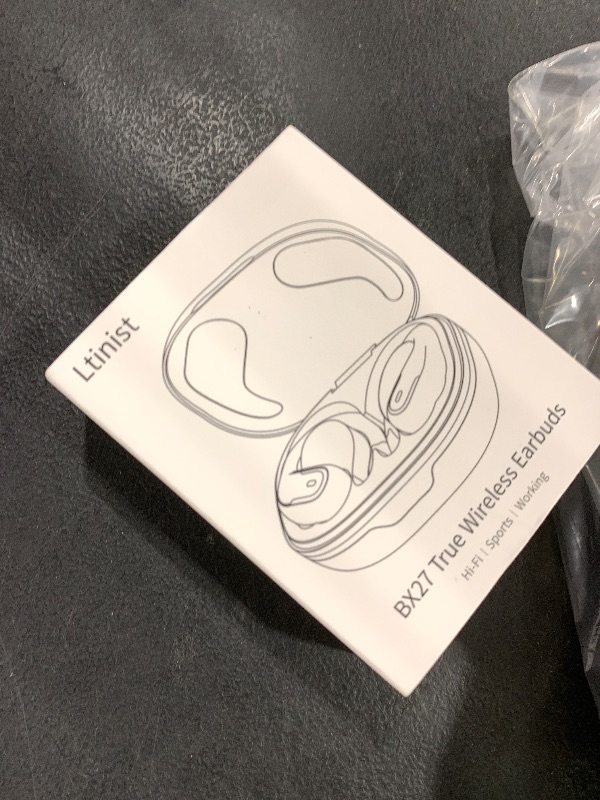 Photo 1 of Wireless Earbud, 75Hrs Bluetooth 5.4 Headphones IP7 Waterproof for Sport, Running Wireless Earphones with ENC Noise Cancelling Mics, Deep Bass Over Ear bud with Earhooks for Android, iOS, Workout, Gym