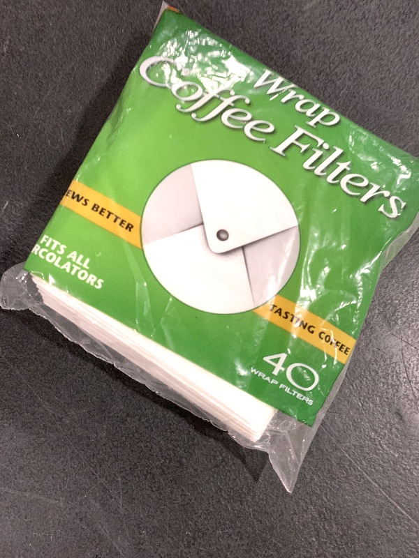 Photo 1 of Melitta White Wrap Around Coffee Filter for Percolator (Pack of 2)