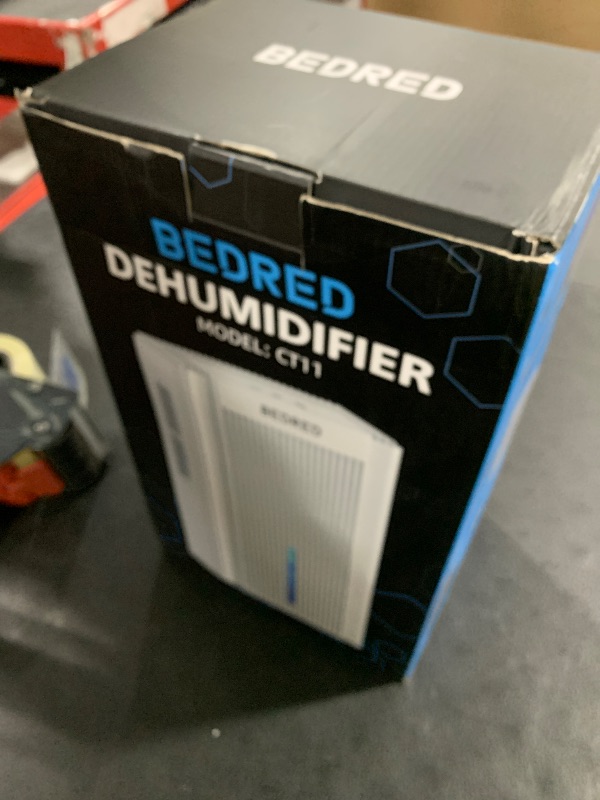 Photo 1 of Dehumidifier,95OZ Dehumidifier for Home 1000 Sq.Ft - Quiet with Auto Shut Off & Relaxing 7 Color Ambient Light,Ideal for Livingroom, Bedroom, Basement(White)