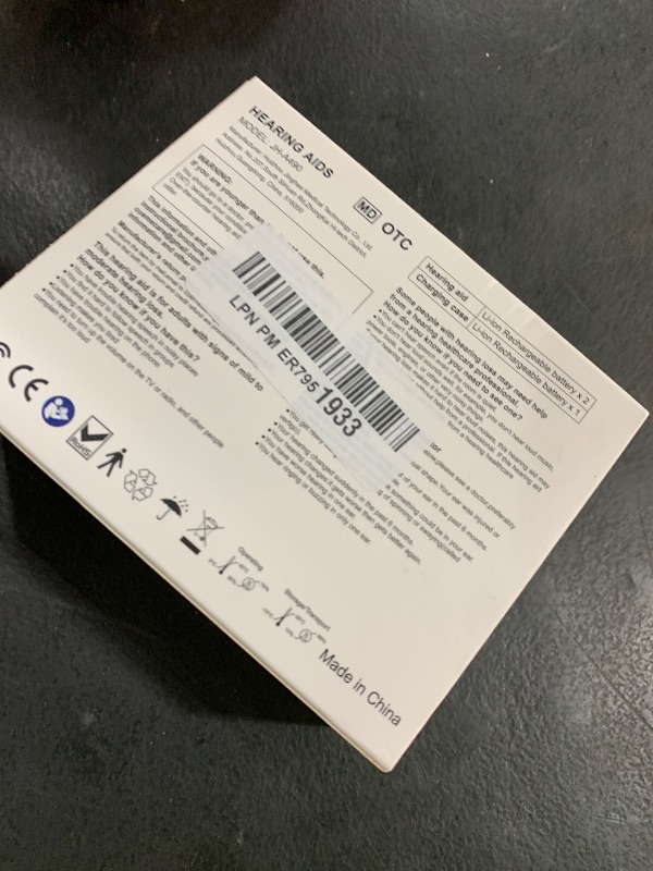 Photo 1 of CUEME Hearing Aids for Seniors - OTC Hearing aids with Smart Noise Cancelling Chip, Clear Sound, Up to 48 Hours of Battery Life, 4 Sizes of Earbuds, Portable Charging Case Included, Automatic On/Off
