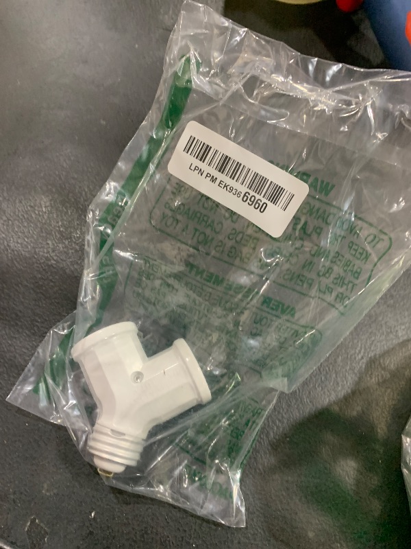 Photo 1 of Leviton 15-Amp 660-Watt Twin Light-Socket Adapter, 128-W, White