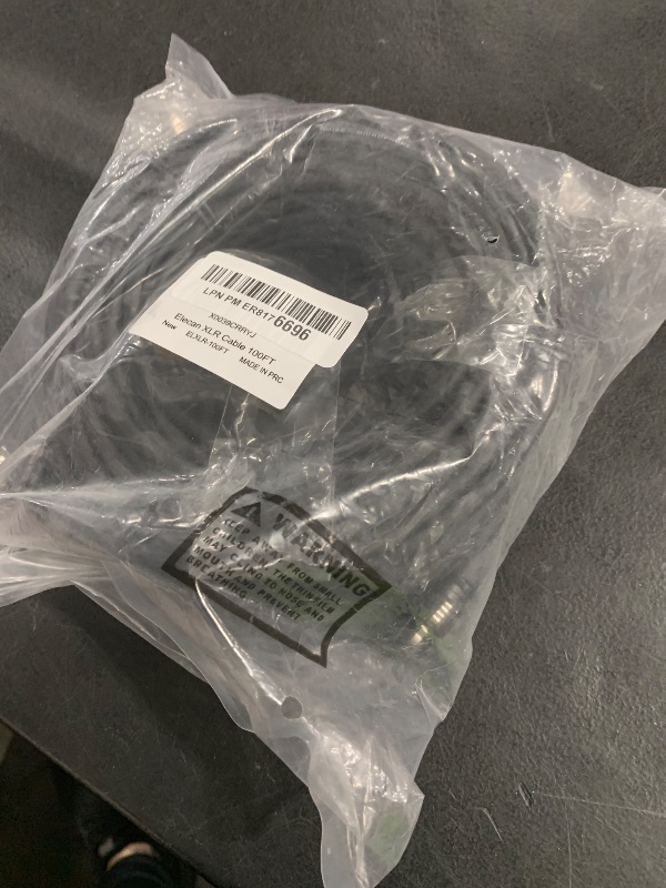 Photo 1 of XLR Cable Microphone Cable 100 Feet,Elecan Heavy Duty Balanced XLR Speaker Cable (From 25-200FT) 3-Pin Shielded Male to Female Mic Cord,DMX Stage Lighting Patch Cable for Speaker Systems Mixer+10 Ties