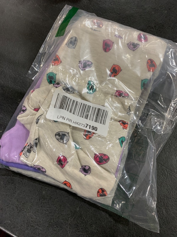 Photo 1 of Amazon Essentials Toddler Girls' Leggings, Pack of 5, Aqua Blue/Grey/Lilac/Navy/Purple, 4T