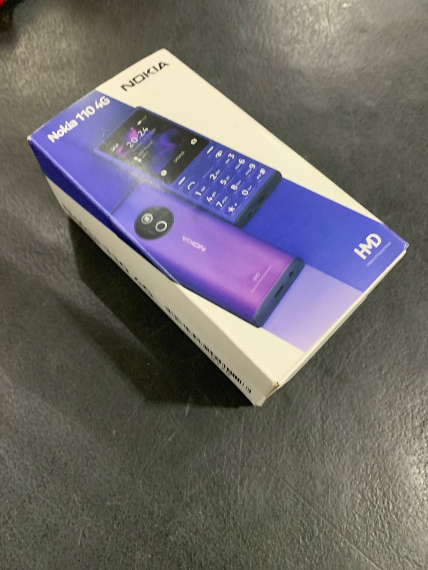Photo 1 of Nokia 110 4G (2024) | Dual SIM | GSM Unlocked Mobile Phone | Volte | Titanium | International Version | Not AT&T/Cricket/Verizon Compatible
