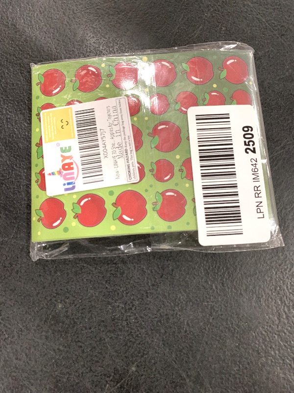 Photo 1 of LINAYE Apple Stickers for Kids - 1020 Count Fruit Shapes for Teacher Rewards, Scrapbooking, Envelopes, School Classroom - 30 Sheets Red Mini Stickers