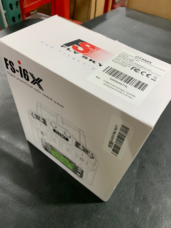 Photo 1 of DTXMX FS-i6X 10CH Radio Transmitter and Receiver FS-iA10B 2.4G RC Controller for Airplane Helicopter FPV Drone RC Quadcopter Fly in The vast Sky (Mode-2)