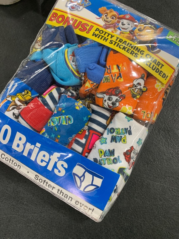 Photo 1 of Paw Patrol 100% Combed Cotton Underwear 5-10Packs available with Chase, Skye, Rubble and more in sizes 18M, 2/3T, 4T