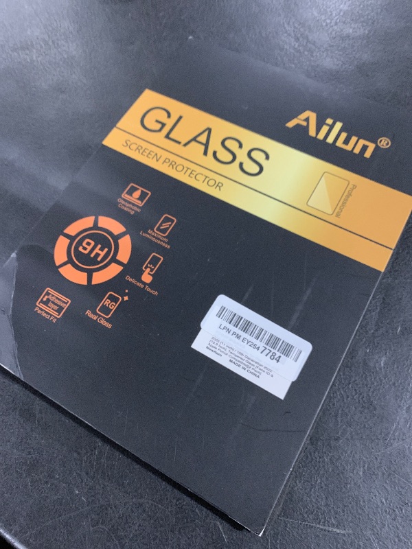 Photo 1 of Ailun Screen Protector for iPad 11th A16 2025 [11 Inch] / 10th Generation 2022 [10.9 Inch], Tempered Glass [Face ID & Apple Pencil Compatible] Ultra Sensitive Case Friendly [2 Pack]