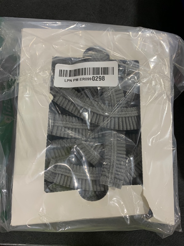 Photo 1 of 100Pcs(50 Pairs) Non-Woven Shoe Covers Disposable Non Slip for Indoors, Breathable | Durable | Boot Covers, Fits Up to Size 13 US Men (Gray)