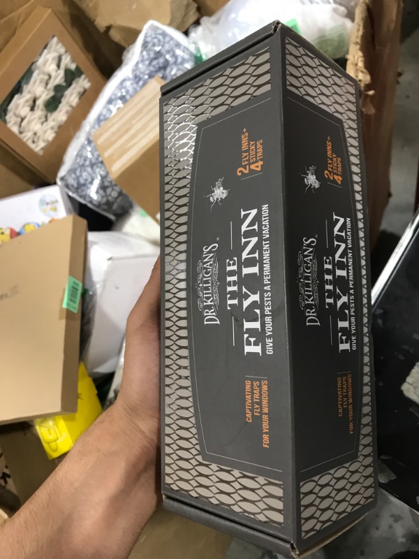 Photo 1 of Dr. Killigan's The Fly Inn | Sticky Window Traps | Indoor Insect Trap | Catches and Hides Bugs | Better Than Fly Paper or Ribbon | Get Rid of Flies | (2+4, Gray)