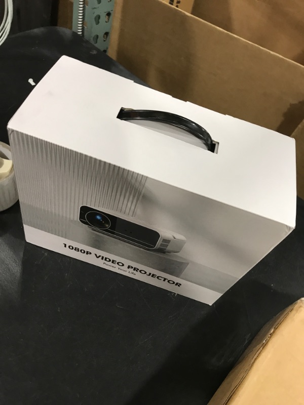 Photo 1 of [Auto Focus/4K Support] Projector with WiFi and Bluetooth, 700ANSI Native 1080P Outdoor Movie Projector with Auto Focus/4P6D Keystone/50% Zoom/PPT, DBPOWER Portable Projector for iOS/Android/TV Stick