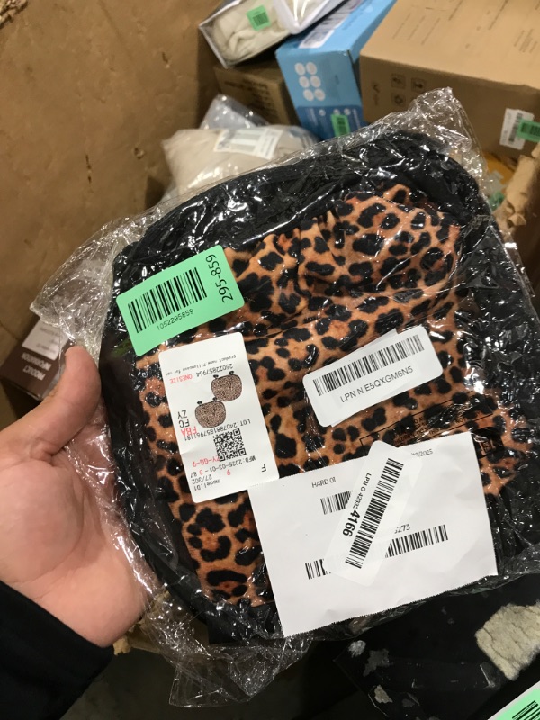 Photo 1 of STUOARTE Brown Leopard Animal Print Headrest Covers for Cars for Women,Head Rest Covers Universal Fit for Car Truck SUV Van,Cheetah Auto Interior Accessories